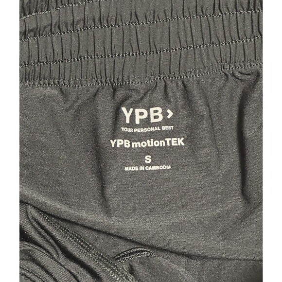 Abercrombie & Fitch YPB Motion TEK Lined Flyaway Black Shorts Size Small Gym - Picture 6 of 10